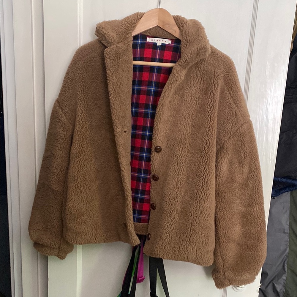 XiRENA New! Kinsley Plush Teddy Jacket, size medium